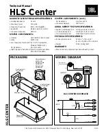 JBL HLS Center Technical Manual preview