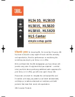 Предварительный просмотр 1 страницы JBL HLS410 Simple Setup Manual