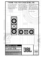 JBL HT4H Owner'S Manual предпросмотр