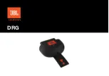 JBL JBL DRG Quick Start Manual предпросмотр