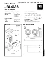 JBL JBL4638 Technical Manual preview