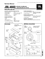 JBL JBL4660 Technical Manual preview