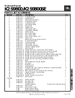 Предварительный просмотр 6 страницы JBL K2 S9800SE Technical Manual