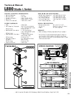 JBL L Series Technical Manual preview