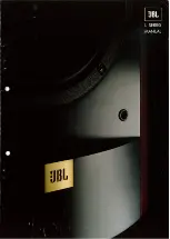 Предварительный просмотр 1 страницы JBL L100 CENTURY Manual