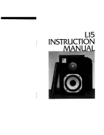 JBL L15 Instruction Manual предпросмотр