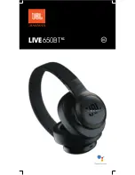 Предварительный просмотр 1 страницы JBL LIVE650BT NC Quick Start Manual