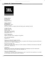 Preview for 20 page of JBL LSR2300 Series Owner'S Manual