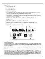 Предварительный просмотр 11 страницы JBL LSR2310SP Owner'S Manual