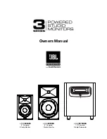 JBL LSR305 Owner'S Manual предпросмотр