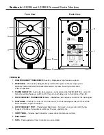 Preview for 10 page of JBL LSR305 Owner'S Manual