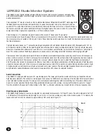 Предварительный просмотр 10 страницы JBL LSR6300 Series Owner'S Manual