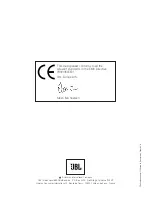 Предварительный просмотр 26 страницы JBL LX 2000 center Instruction Manual