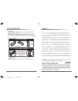 Предварительный просмотр 2 страницы JBL MBB-218 Operation Manual