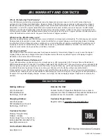 Предварительный просмотр 16 страницы JBL MPro 200 User Manual