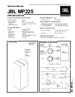 Preview for 1 page of JBL MPro MP225 Technical Manual