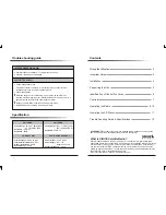 Preview for 2 page of JBL MR-160 Operation Manual For User