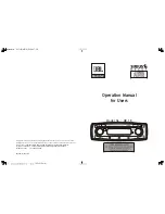 Предварительный просмотр 1 страницы JBL MR-18 Operation Manual