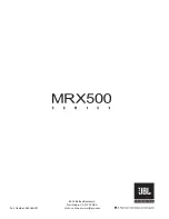 Preview for 11 page of JBL MRX 500 User Manual