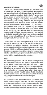 Preview for 5 page of JBL NitratEx Directions For Use Manual