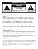 Предварительный просмотр 3 страницы JBL NL150 User Manual