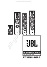 JBL Northridge E Series Owner'S Manual предпросмотр