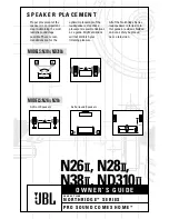 JBL Northridge N26II Owner'S Manual preview