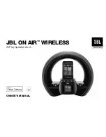 JBL ON AIR WIRELESS Owner'S Manual предпросмотр