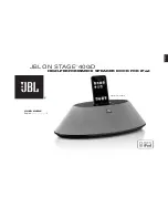 Preview for 1 page of JBL ON STAGE 400ID User Manual