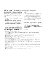 Preview for 5 page of JBL on stage II Owner'S Manual