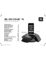 JBL ON STAGE IV Owner'S Manual preview