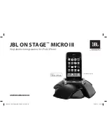 Предварительный просмотр 75 страницы JBL ON STAGE MICRO III Owner'S Manual