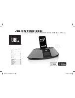 JBL ON TIME 200P User Manual предпросмотр