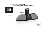 JBL On Time 400iHD User Manual preview