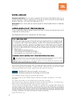 Preview for 32 page of JBL ONBEAT AWAKE Quick Setup Manual