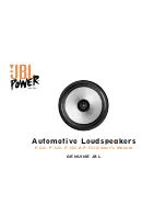 JBL P-422 Owner'S Manual preview