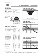 Предварительный просмотр 1 страницы JBL P1224 Technical Data