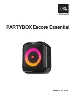 JBL PARTYBOX Encore Essential User Manual предпросмотр