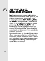 Предварительный просмотр 42 страницы JBL PRO FLORA REGULATOR ADVANCED Quick Manual