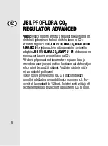 Предварительный просмотр 46 страницы JBL PRO FLORA REGULATOR ADVANCED Quick Manual