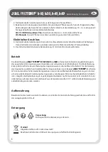 Предварительный просмотр 10 страницы JBL PRO TEMP b 10 Manual