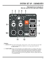 Preview for 21 page of JBL PRX500 Series User Manual