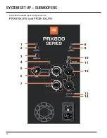 Preview for 16 page of JBL PRX812W .PRX815W User Manual