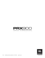 Предварительный просмотр 26 страницы JBL PRX900 Series User Manual