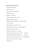 Preview for 2 page of JBL Pulse 4 Service Manual