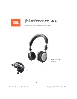 Preview for 5 page of JBL Reference 410 User Manual