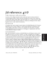 Предварительный просмотр 18 страницы JBL Reference 410 User Manual