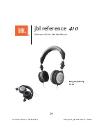 Предварительный просмотр 25 страницы JBL Reference 410 User Manual