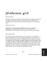 Предварительный просмотр 26 страницы JBL Reference 410 User Manual