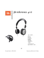 Preview for 33 page of JBL Reference 410 User Manual